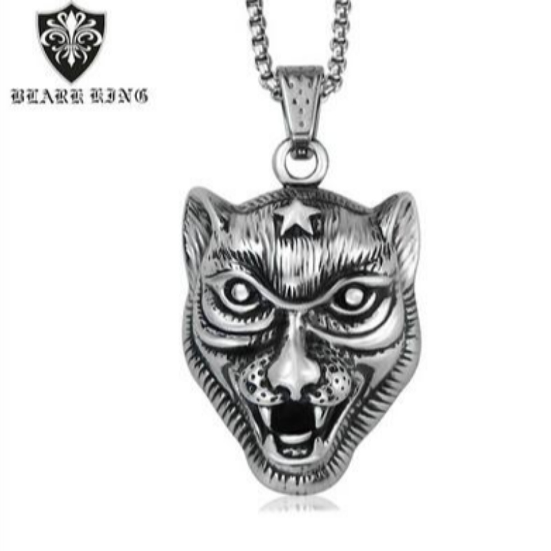 Nieuwe eerste agressieve persoonlijkheden van roestvrij staal alternatieve dieren Tiger Pendant Europese en Amerikaanse Animal Series