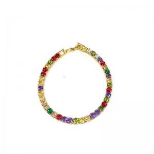 Europese en Amerikaanse mode koperen gepateerde 18K gouden armband